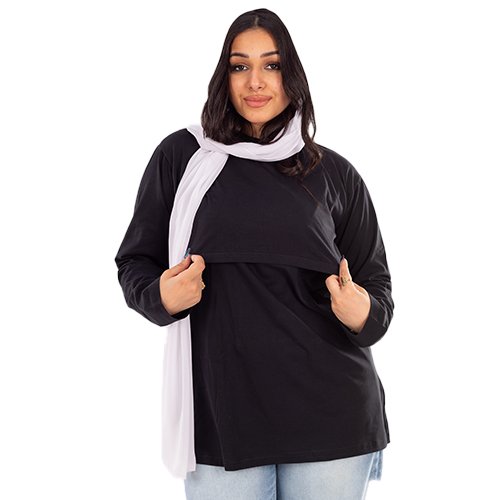 Full Sleeves Long Basic Nursing Top