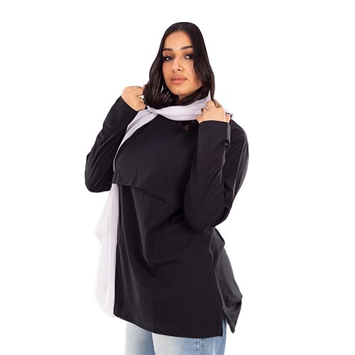 Full Sleeves Long Basic Nursing Top