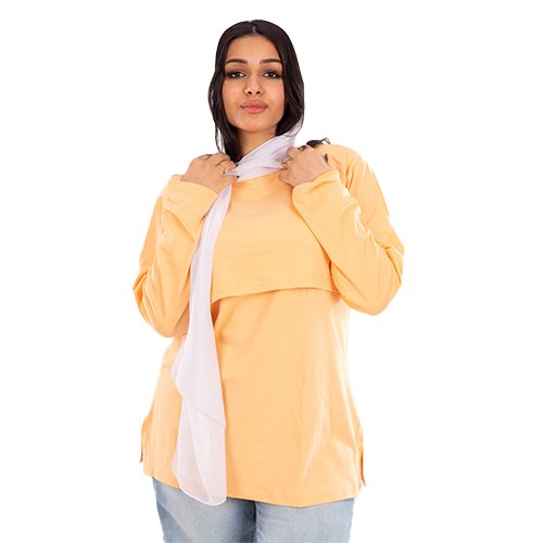 Full Sleeves Long Basic Nursing Top