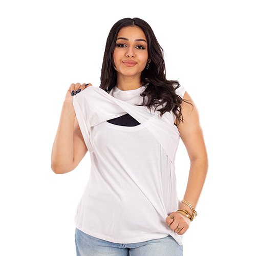 Sleeveless Basic Nursing Undershirt