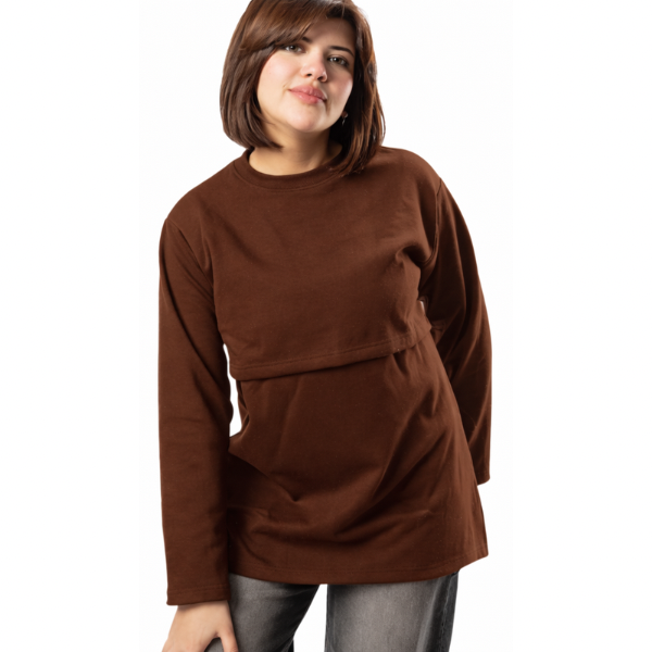 Winter Furlined Nursing Top
