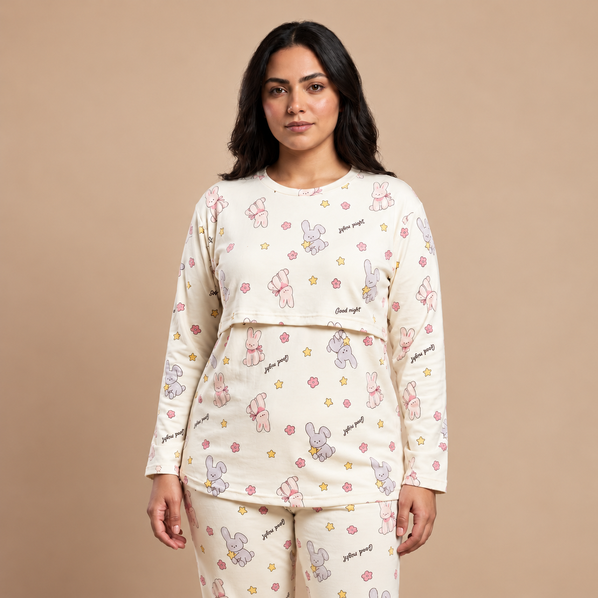 Bunny Nursing Pajama Set - Winter Collection