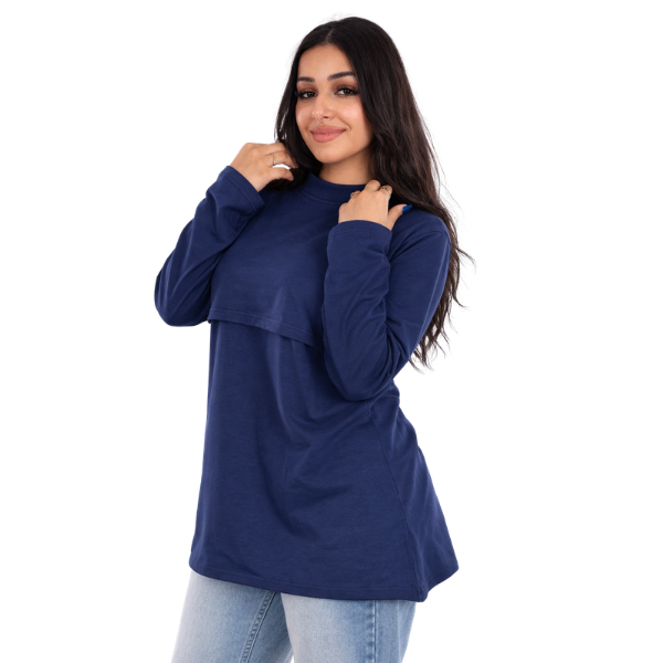 Full Sleeves Long Basic Nursing Top