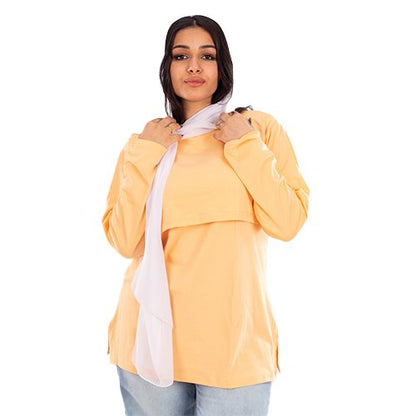 Full Sleeves Long Basic Nursing Top