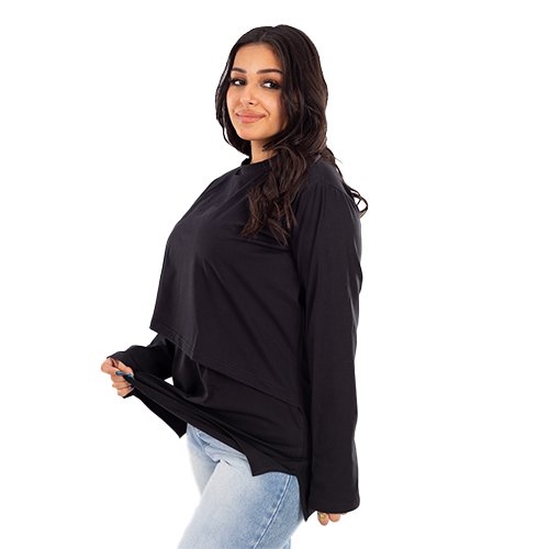 Full Sleeves New Cut Nursing Top