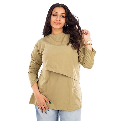 Full Sleeves New Cut Nursing Top
