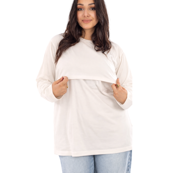 Full Sleeves Long Basic Nursing Top