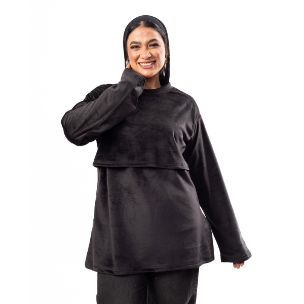 Velour Nursing Top