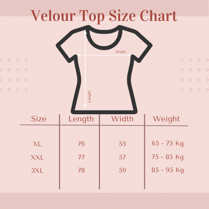 Velour Nursing Top
