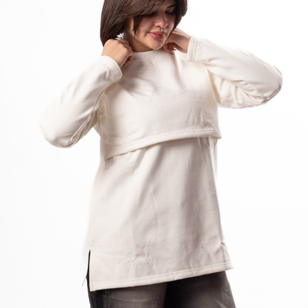 Winter Furlined Nursing Top