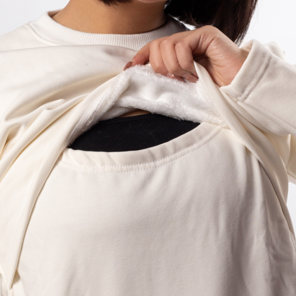 Winter Furlined Nursing Top