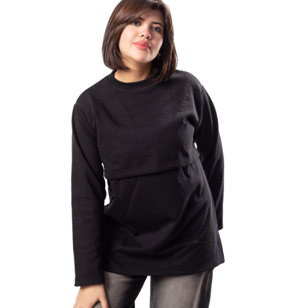 Winter Furlined Nursing Top
