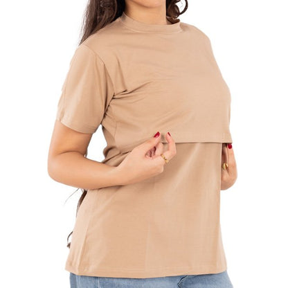 Half Sleeves Basic Nursing Undershirt